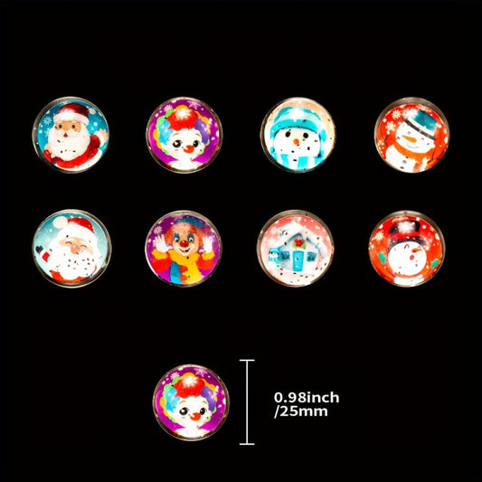 Bouncy Balls Christmas Party Balls Rubber Christmas Balls