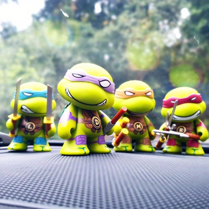 4pcs Small Doll Figure Room Decoration Anime Car Accessories Christmas