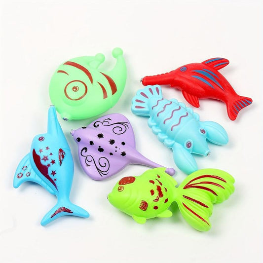 Magnetic Fishing Set Inflatable Pool Party Model Outdoor Toy Gift