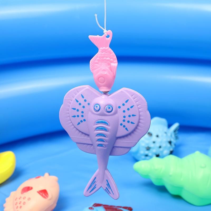 Magnetic Fishing Set Inflatable Pool Party Model Outdoor Toy Gift