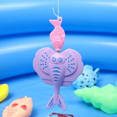 Magnetic Fishing Set Inflatable Pool Party Model Outdoor Toy Gift