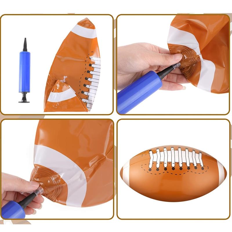Inflatable Football Beach Ball Kids' Toy Outdoor Pool Water Play Ball