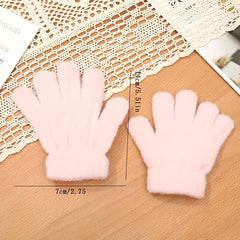 Winter Warm Gloves Mink Hair Sports Finger Full Finger Gloves