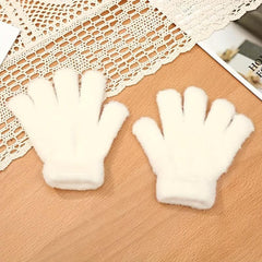 Winter Warm Gloves Mink Hair Sports Finger Full Finger Gloves