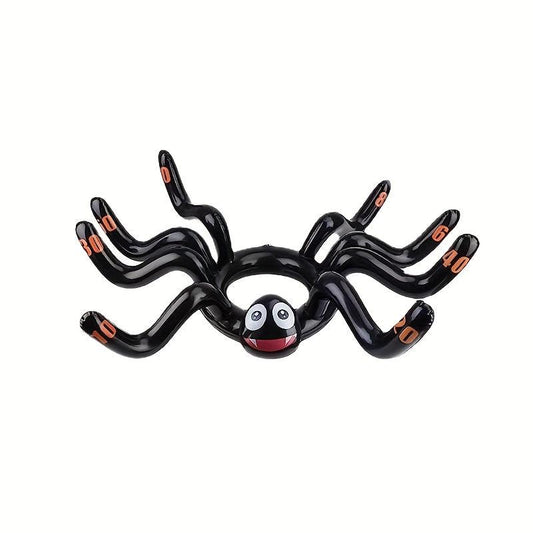 Halloween Inflatable Spider Ring Toss Game Set