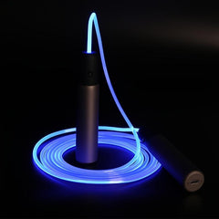 Light Changing Skipping Rope Fiber Optic High Bright Luminous Rope