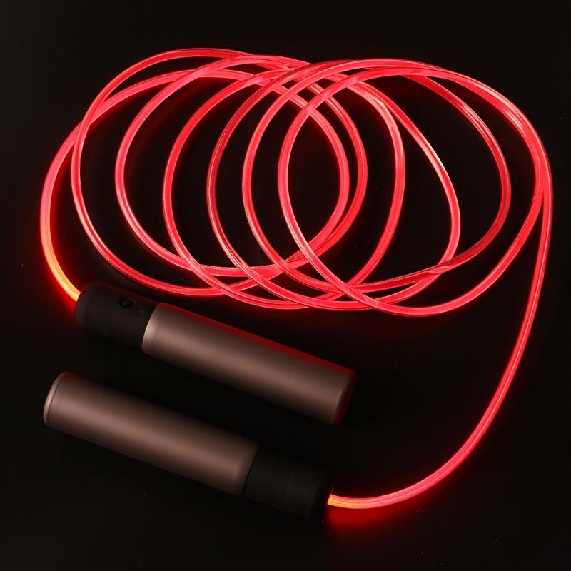 Light Changing Skipping Rope Fiber Optic High Bright Luminous Rope