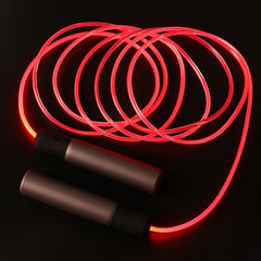Light Changing Skipping Rope Fiber Optic High Bright Luminous Rope