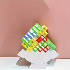 Balance Building Block Game Parent Child Interaction Exercise Hand Ability