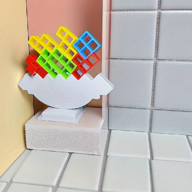 Balance Building Block Game Parent Child Interaction Exercise Hand Ability