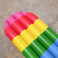 Colorful Stick Ice Inflatable Pool Lounger for Adults