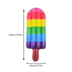 Colorful Stick Ice Inflatable Pool Lounger for Adults