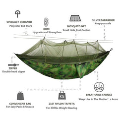 Ultralight Mosquito Net Hammock for Camping
