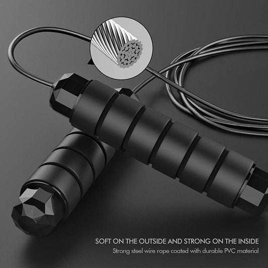 Fast Jump Rope Cable with Ball Bearing for Women and Men