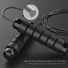 Fast Jump Rope Cable with Ball Bearing for Women and Men