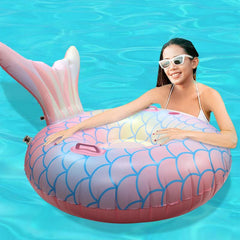 OLDPAPA Inflatable Pool Float Adults Swimming Lounge Raft Buoy