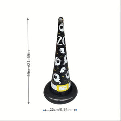 Inflatable Toy Halloween Witch Hat Ring Game Props