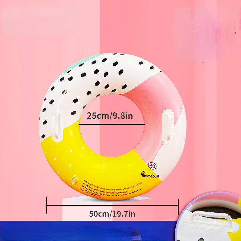 Double Airbag Swimming Ring Inflatable Life Saving Ring Large Adult Swimming Rin