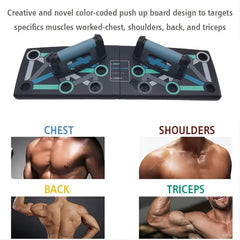 14-In-1 Push Up Board Portable Home Gym Fitness Equipment