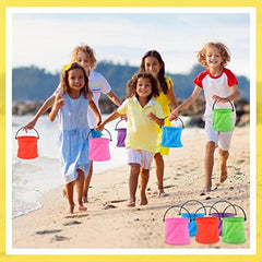 Foldable Sand Bucket Beach Bucket Sand Box Beach Bucket With Handle