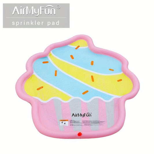 AMF PVC Ice Cream Water Spray Pad Anti-Splash Non-Slip Pet Water Spray Pad
