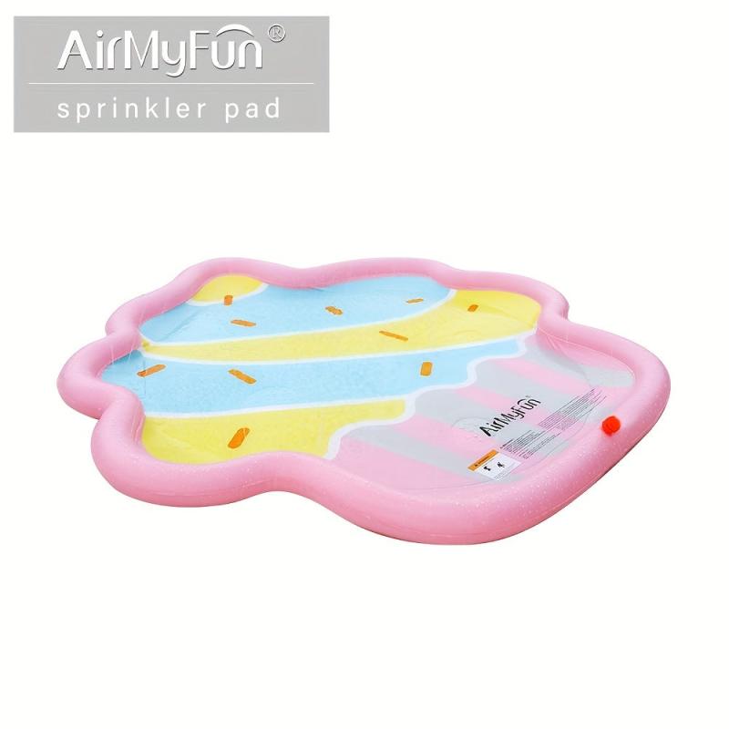 AMF PVC Ice Cream Water Spray Pad Anti-Splash Non-Slip Pet Water Spray Pad