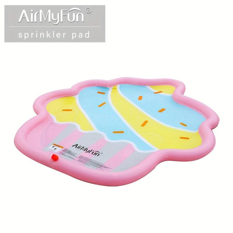 AMF PVC Ice Cream Water Spray Pad Anti-Splash Non-Slip Pet Water Spray Pad