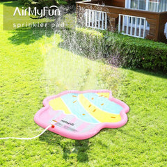 AMF PVC Ice Cream Water Spray Pad Anti-Splash Non-Slip Pet Water Spray Pad