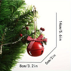 Sparkling Christmas Bell Ornaments for Tree and Home Decor