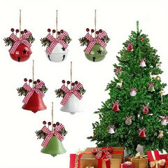Sparkling Christmas Bell Ornaments for Tree and Home Decor