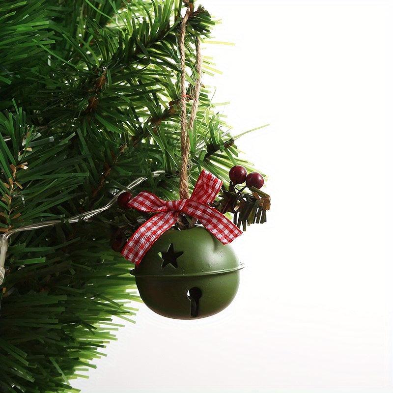 Sparkling Christmas Bell Ornaments for Tree and Home Decor
