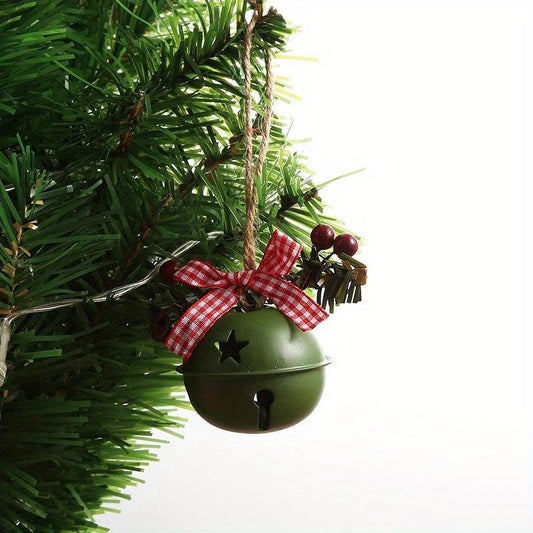Sparkling Christmas Bell Ornaments for Tree and Home Decor