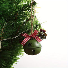 Sparkling Christmas Bell Ornaments for Tree and Home Decor