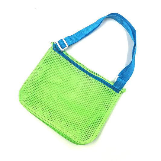 Kids' Colorful Mesh Beach Shell Bags - Ideal for Shell Collecting
