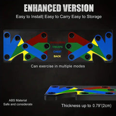 15-In-1 Push Up Bracket System for Home Fitness