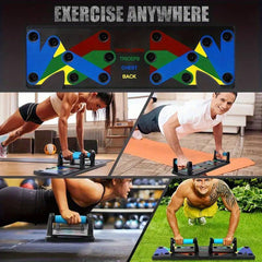 15-In-1 Push Up Bracket System for Home Fitness