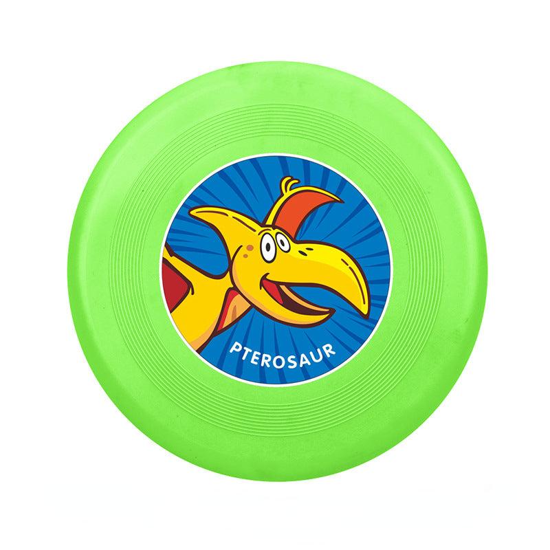 Green Rubber Flying Saucer TPR Soft Hand Throw Toy Outdoor Sports Toys