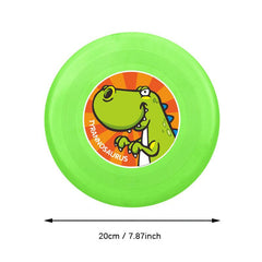 Green Rubber Flying Saucer TPR Soft Hand Throw Toy Outdoor Sports Toys