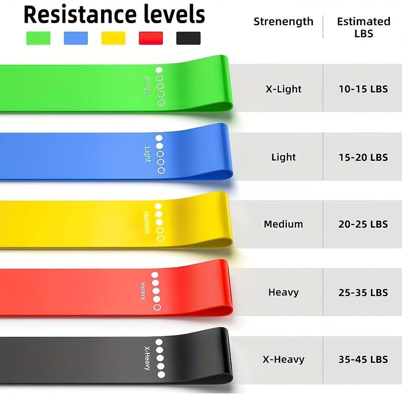 Resistance Bands Exercise Bands For Women And Men Hip And Leg Stretches