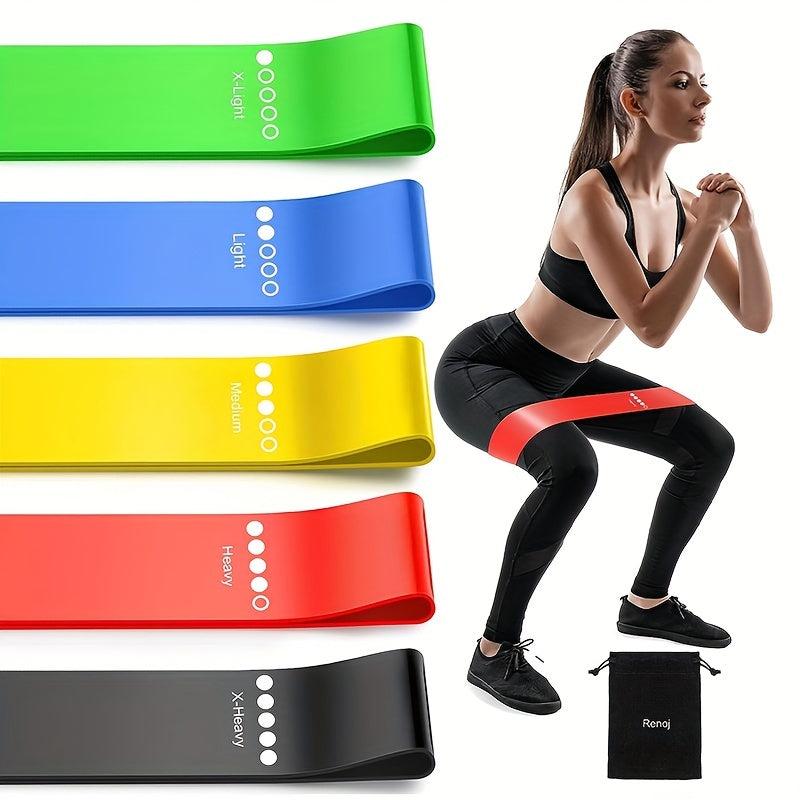 Resistance Bands Exercise Bands For Women And Men Hip And Leg Stretches