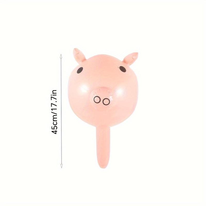 Inflatable Pig Head Stick Holiday Decoration Props