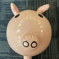 Inflatable Pig Head Stick Holiday Decoration Props