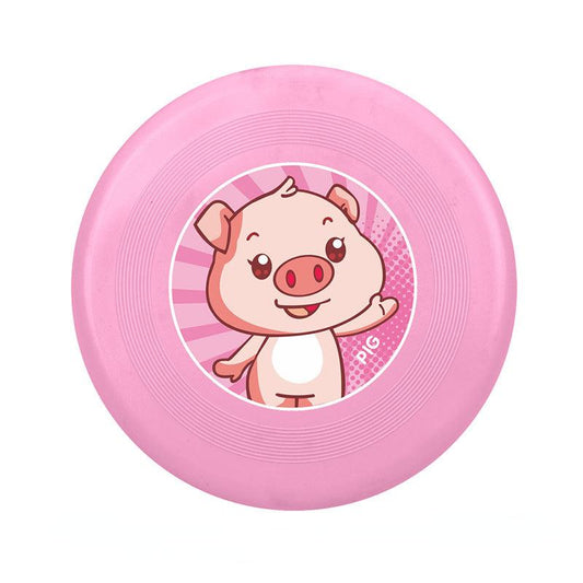Soft Pink Rubber Flying Saucer Hand Throw Toy Outdoor Sports Toys