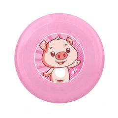 Soft Pink Rubber Flying Saucer Hand Throw Toy Outdoor Sports Toys