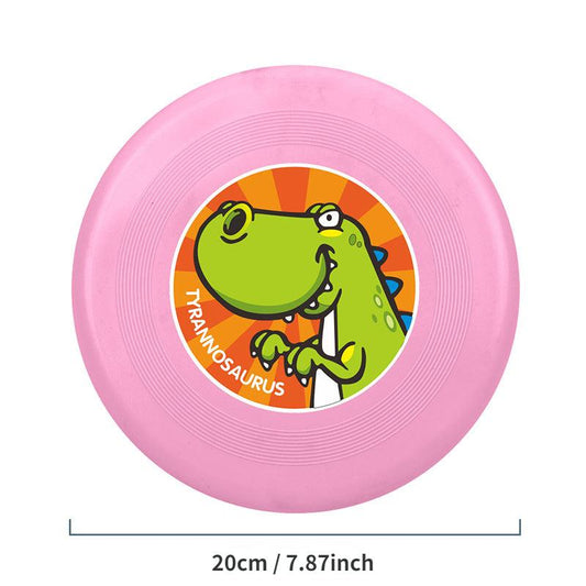 Soft Pink Rubber Flying Saucer Hand Throw Toy Outdoor Sports Toys