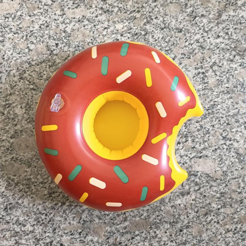 Inflatable Donut Cup Holder Pool Party Beach Toy