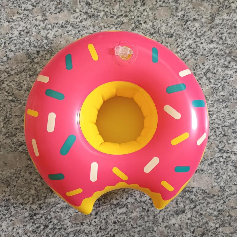 Inflatable Donut Cup Holder Pool Party Beach Toy
