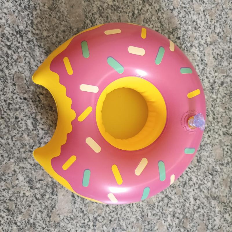 Inflatable Donut Cup Holder Pool Party Beach Toy
