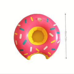 Inflatable Donut Cup Holder Pool Party Beach Toy