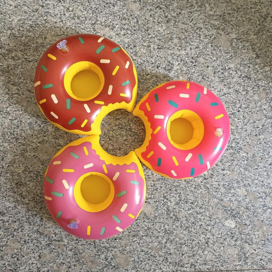 Inflatable Donut Cup Holder Pool Party Beach Toy